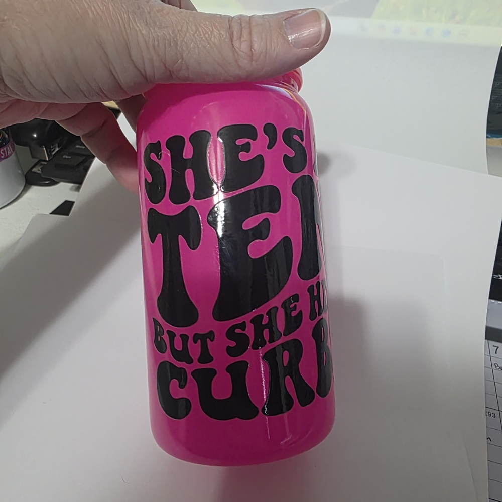 Vibrant Pink Hair Styling Bottle